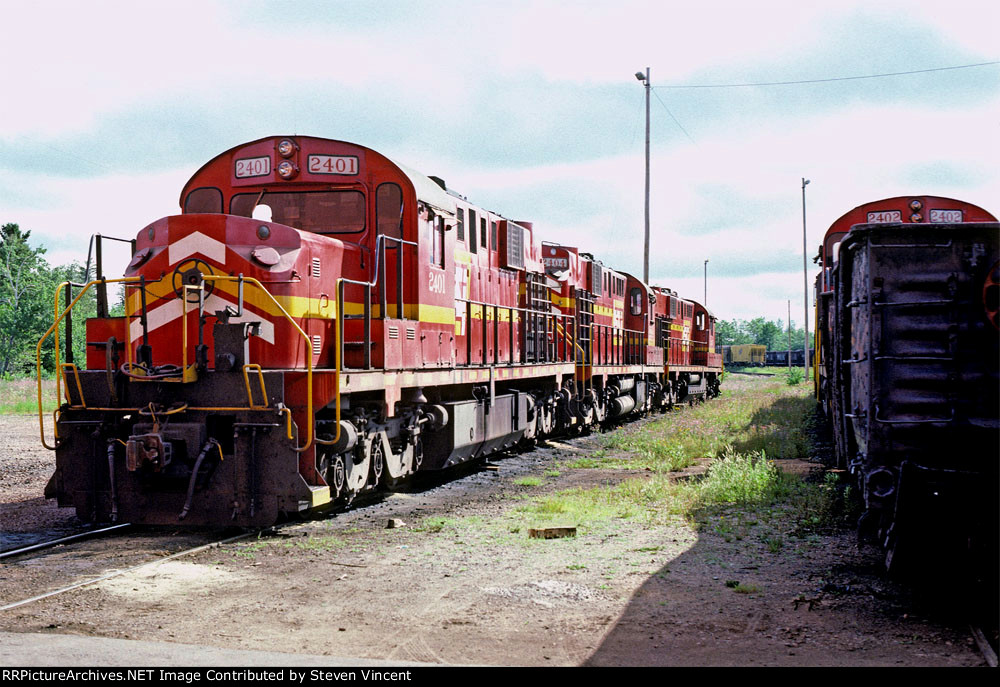Lake Superior & Ishpeming RSD15's #2401, #2404, & #2405
